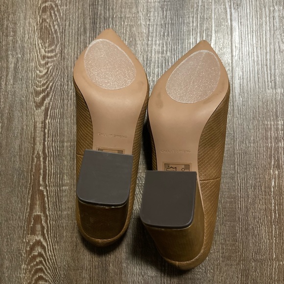 Call It Spring - Brown Vickki Heels - Size US 7.5 - Picture 4 of 7